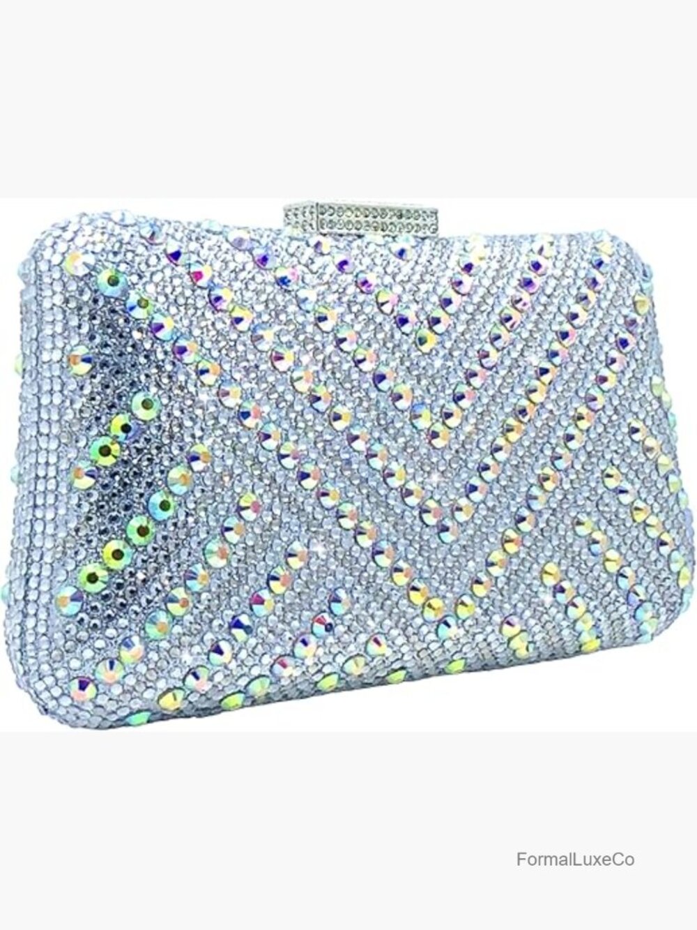Glitter Rhinestone Clutch Purse Wedding Evening Bag Crystal Handbag